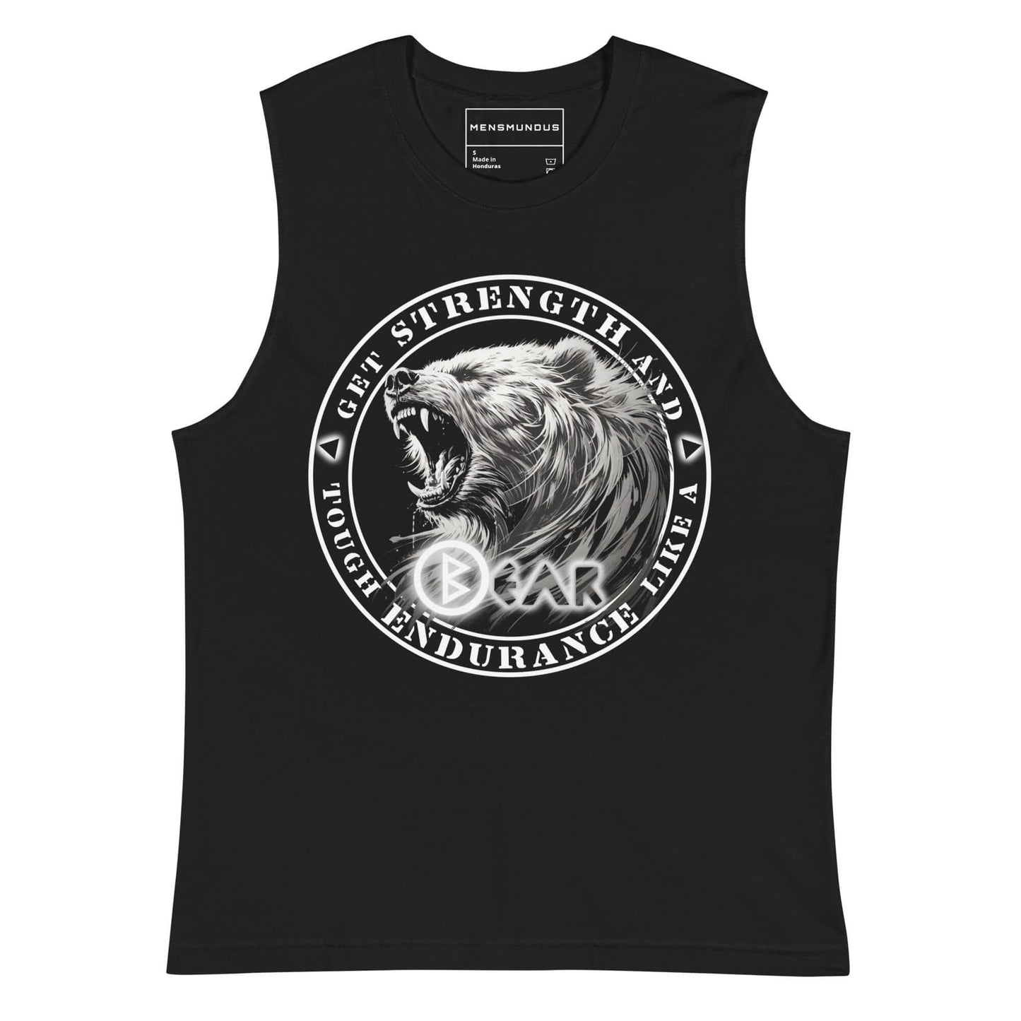 Bear Muscle-Shirt "BERKANA" active wear,animal motif,bear,bold design,endurance,gym wear,iconic,motivational,muscle shirt,nature spirit,power,premium quality,resilience,strength,unique design,unisex