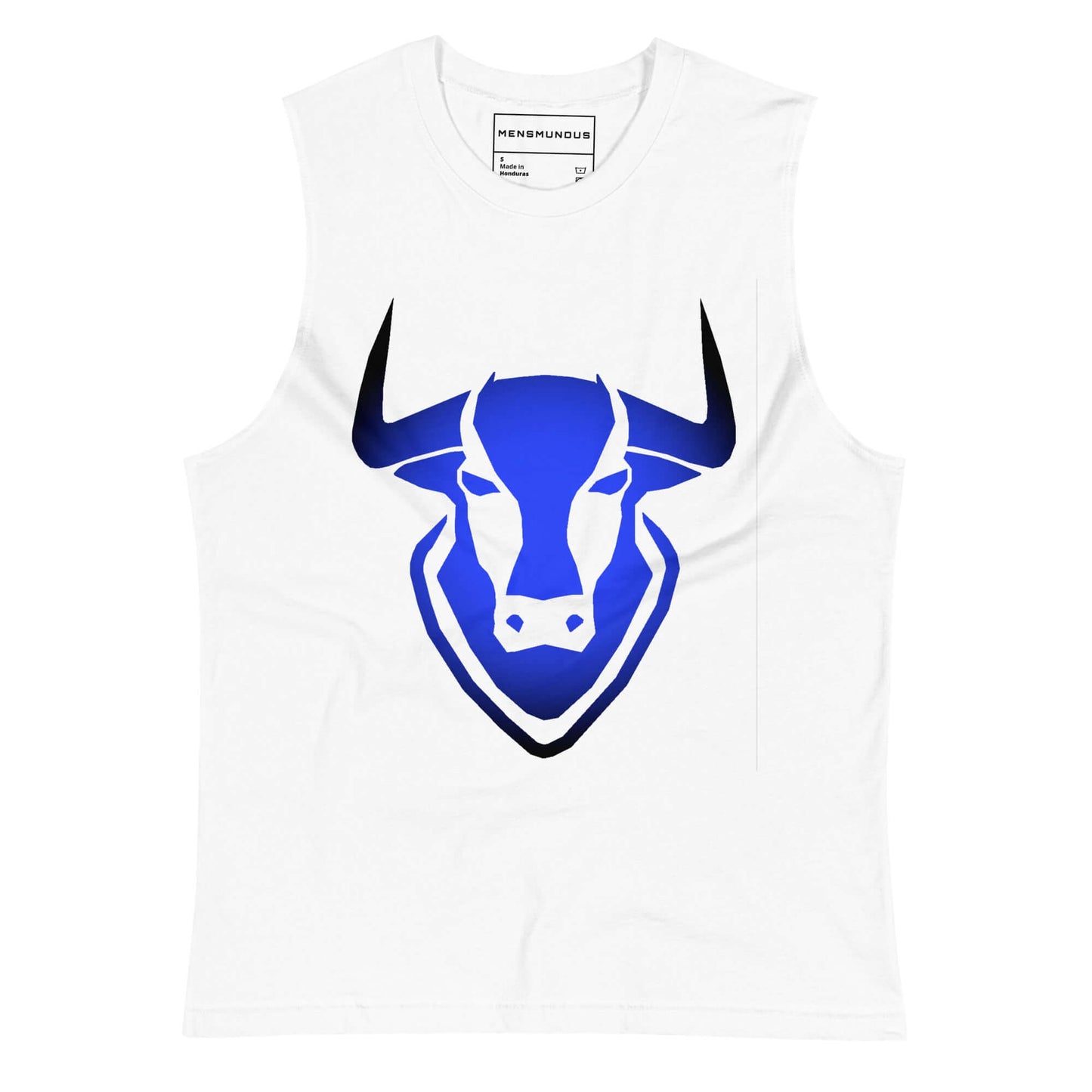 Bull Logo "TORO" Blue Muscle-Shirt active wear,animal motif,bold design,bull,endurance,gym wear,iconic,motivational,muscle shirt,power,premium quality,resilience,spirit,strength,unique design,unisex