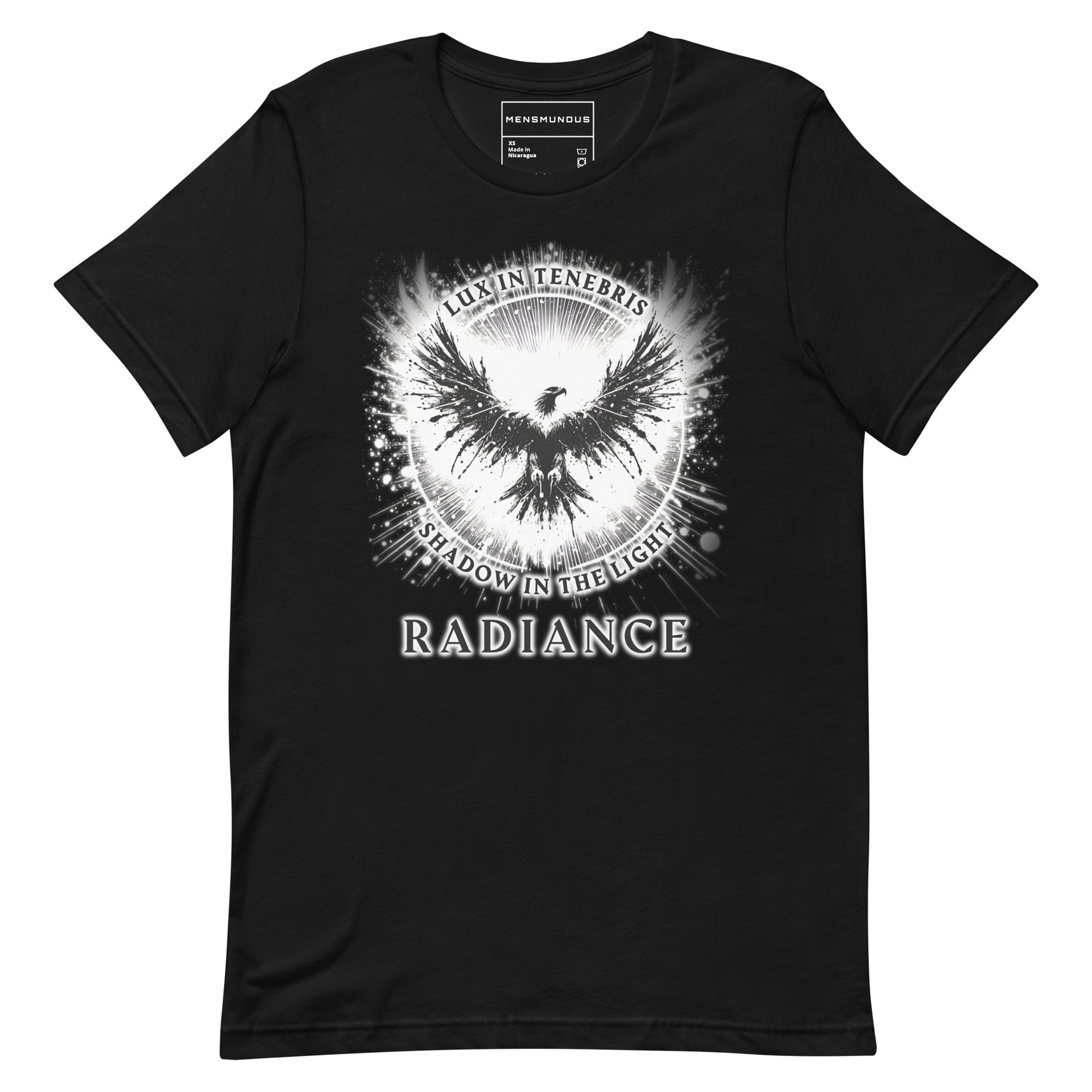 Eagle Unisex T-Shirt "Radiance" Premium 100% Cotton above all,animal motif,athletic fit,bold design,eagle,endurance,fitted design,focus,freedom,independence,motivational,nature-inspired,power,premium quality,resilience,soar,strength,T-shirt,unique design,