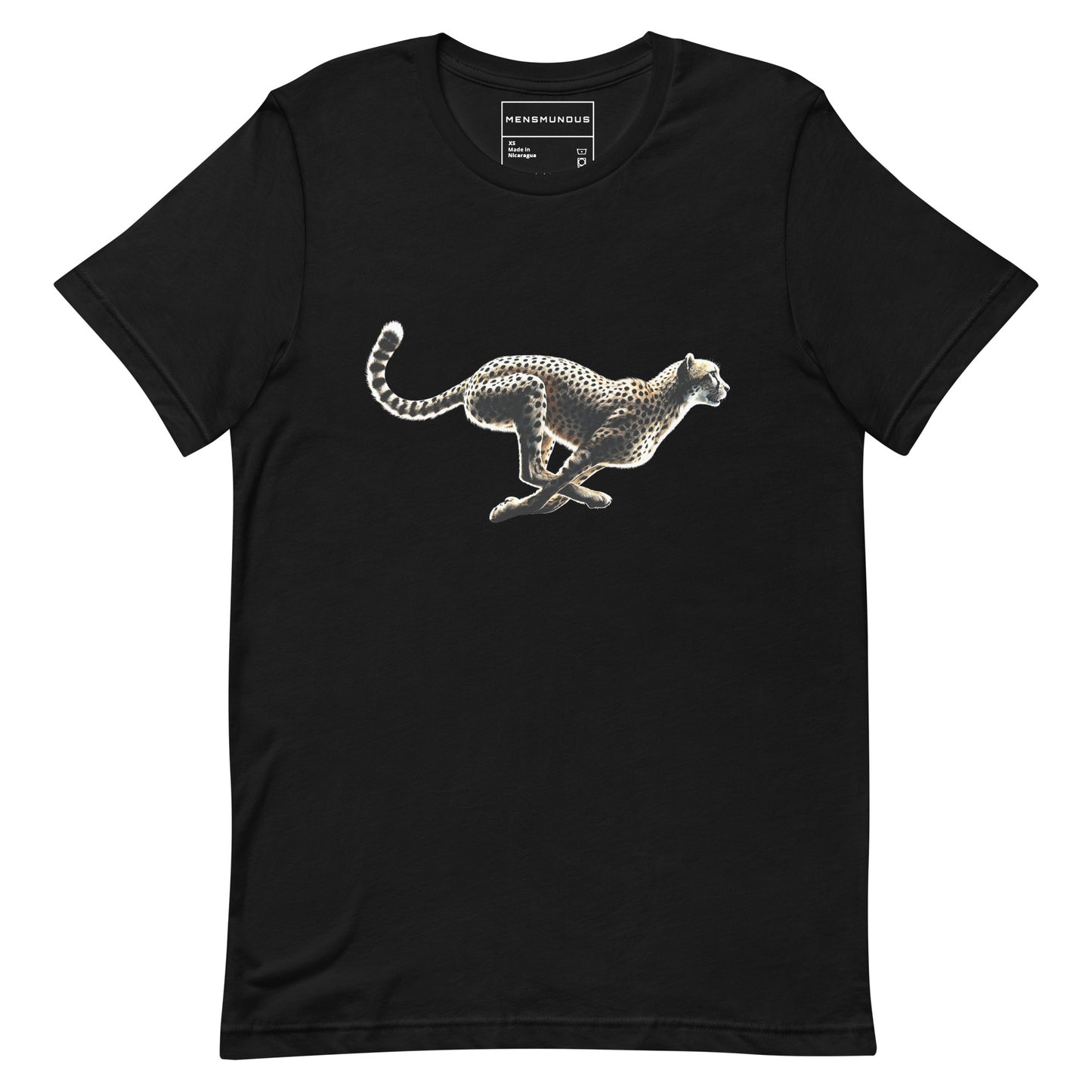 Cheetah Unisex T-Shirt "Sprint" Premium 100% Cotton agility,animal motif,athletic fit,bold design,cheetah,endurance,fitted design,freedom,motivational,nature-inspired,power,predator,premium quality,resilience,speed,stealth,strength,T-shirt,unique design,u