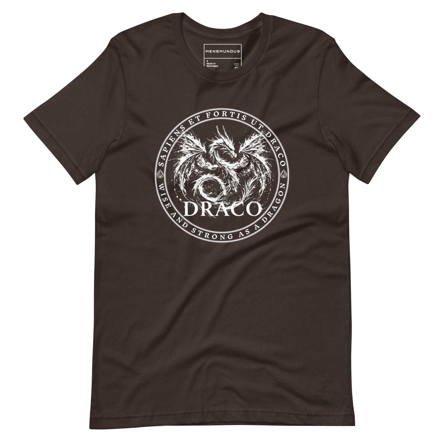 Dragon Unisex T-Shirt "DRACO" Premium 100% Cotton animal motif,athletic fit,bold design,dragon,endurance,fitted design,freedom,legend,motivational,mythical,nature-inspired,power,premium quality,strength,T-shirt,unique design,unisex