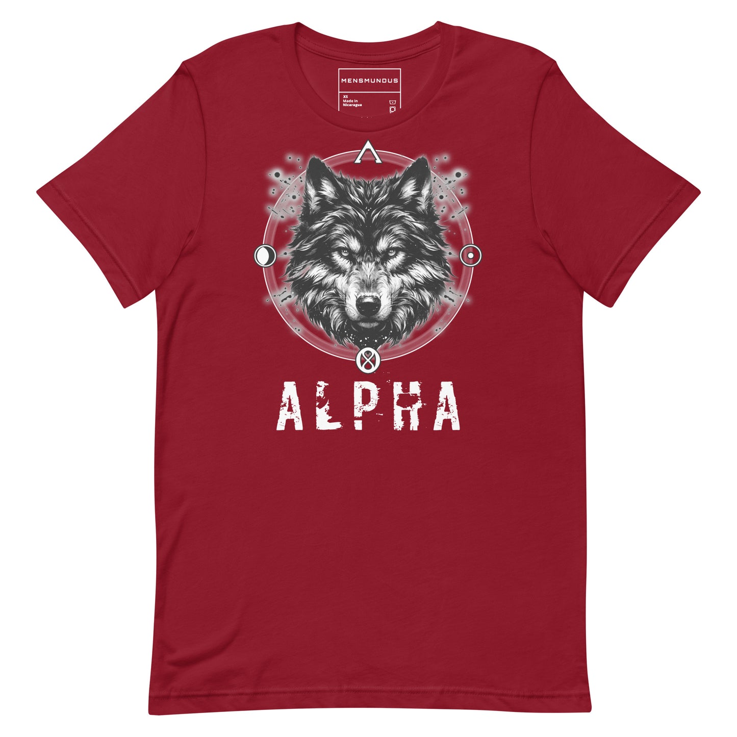 Wolf Unisex T-Shirt "Alpha" Premium 100% Cotton alpha,animal motif,athletic fit,bold design,endurance,fitted design,freedom,leadership,lone wolf,motivational,nature-inspired,power,premium quality,spirit animal,T-shirt,unique design,unisex,wolf