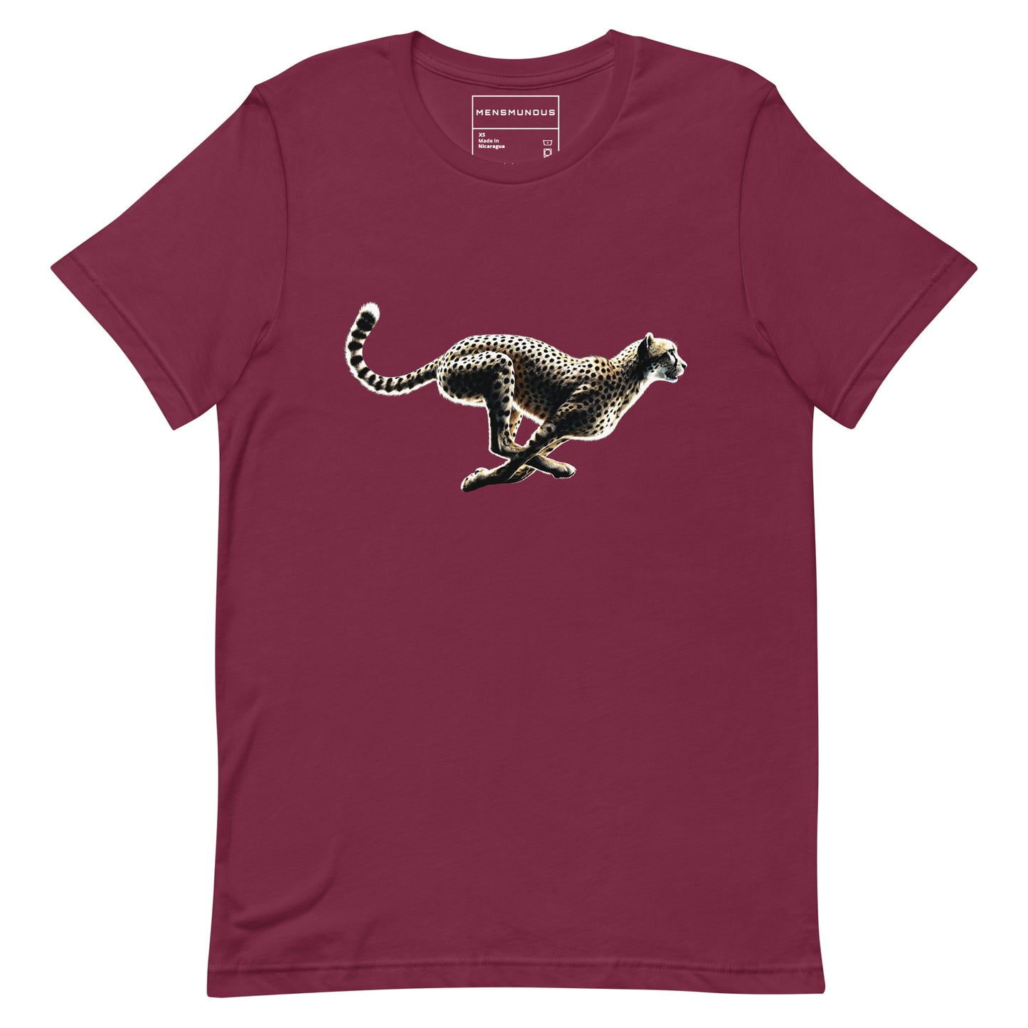 Cheetah Unisex T-Shirt "Sprint" Premium 100% Cotton agility,animal motif,athletic fit,bold design,cheetah,endurance,fitted design,freedom,motivational,nature-inspired,power,predator,premium quality,resilience,speed,stealth,strength,T-shirt,unique design,u