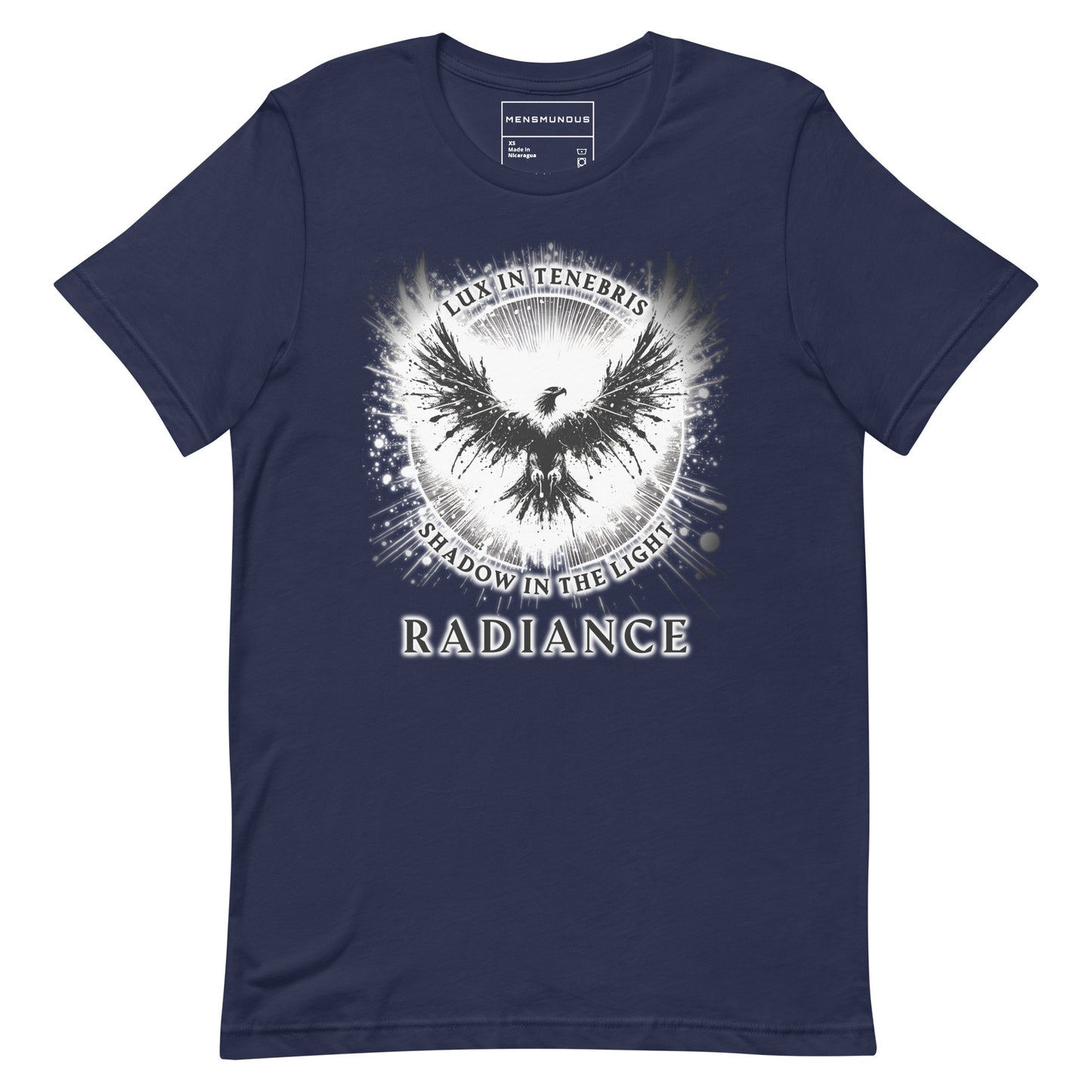 Eagle Unisex T-Shirt "Radiance" Premium 100% Cotton above all,animal motif,athletic fit,bold design,eagle,endurance,fitted design,focus,freedom,independence,motivational,nature-inspired,power,premium quality,resilience,soar,strength,T-shirt,unique design,