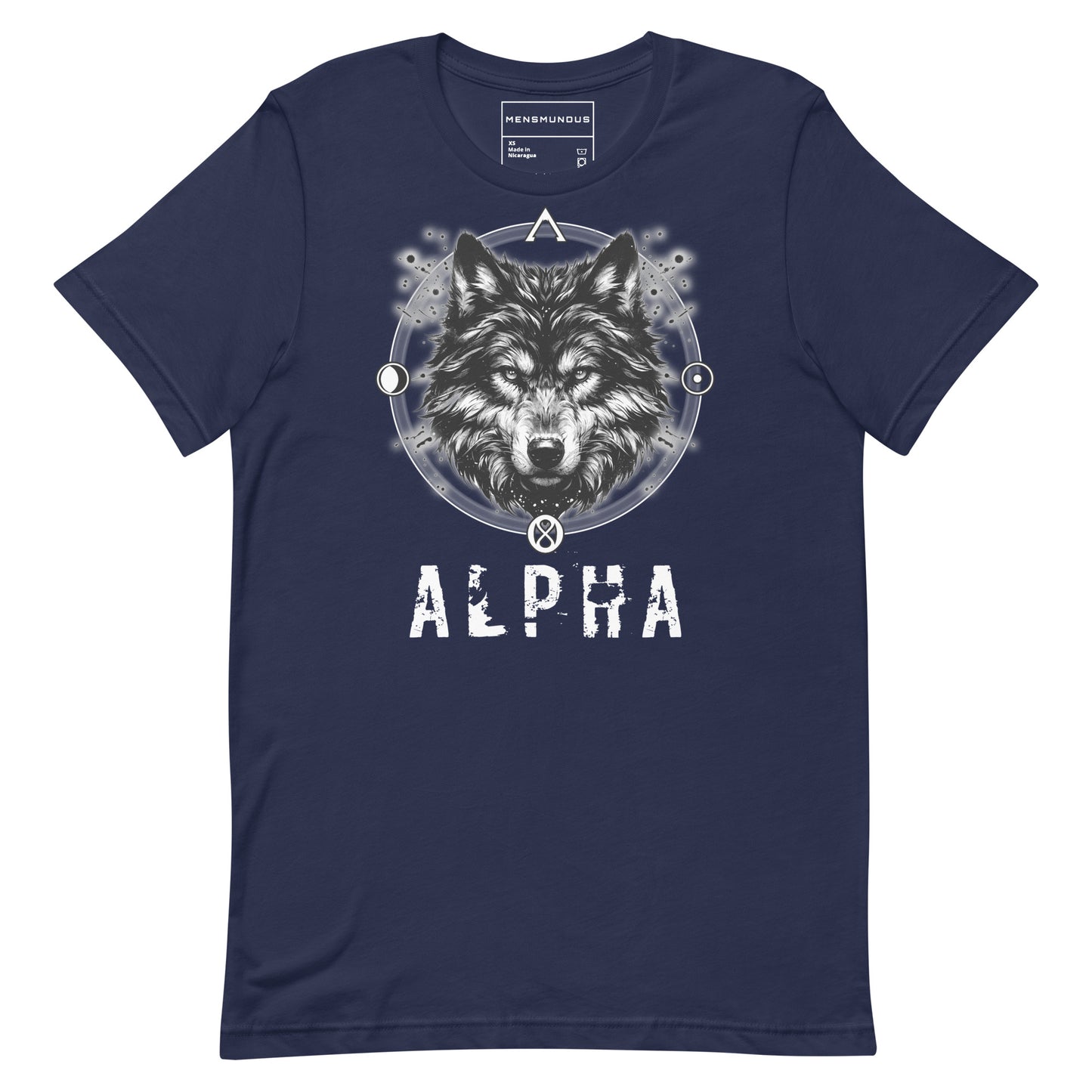 Wolf Unisex T-Shirt "Alpha" Premium 100% Cotton alpha,animal motif,athletic fit,bold design,endurance,fitted design,freedom,leadership,lone wolf,motivational,nature-inspired,power,premium quality,spirit animal,T-shirt,unique design,unisex,wolf