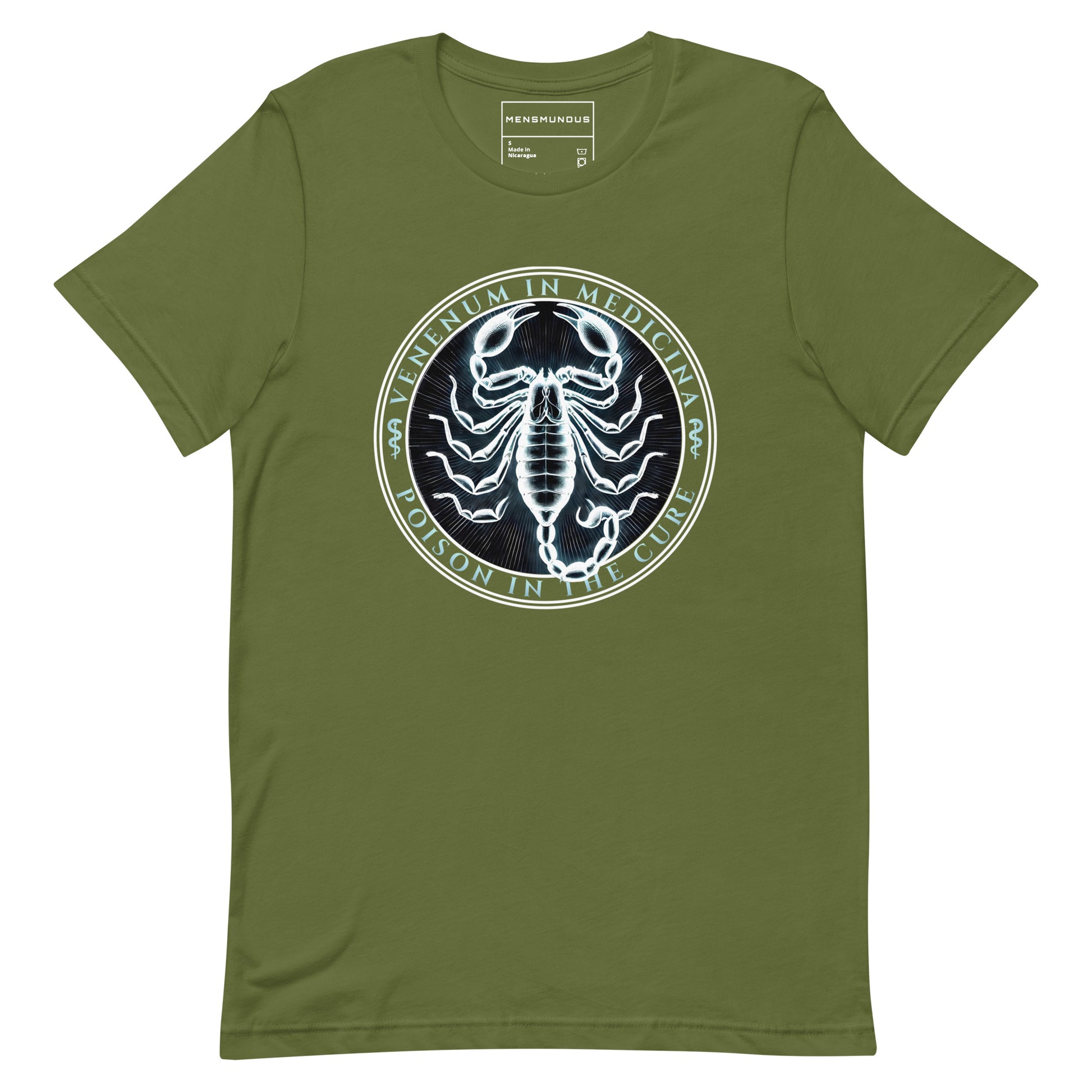 Scorpion Unisex T-Shirt "Poison in the cure" Premium 100% Cotton animal motif,athletic fit,bold design,cure,duality,endurance,fitted design,freedom,motivational,mystery,nature-inspired,poison,power,premium quality,resilience,scorpion,strength,T-shirt,uniq