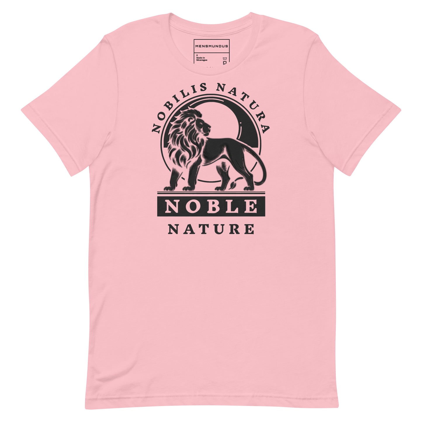 Lion Unisex T-Shirt "Noble nature" Premium 100% Cotton animal motif,athletic fit,bold design,courage,endurance,fitted design,freedom,leadership,lion,majesty,motivational,nature,nature-inspired,noble,power,premium quality,strength,T-shirt,unique design,uni